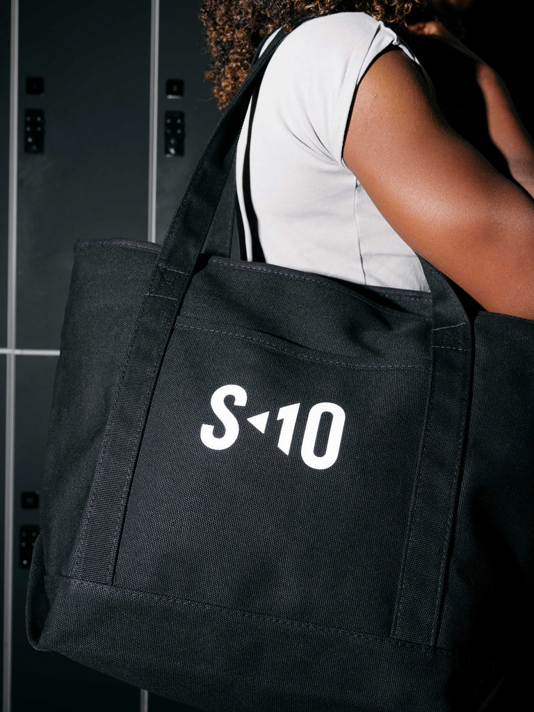 Canvas Gym Tote - Black