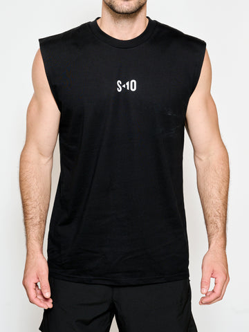 Sleeveless Tee - Black